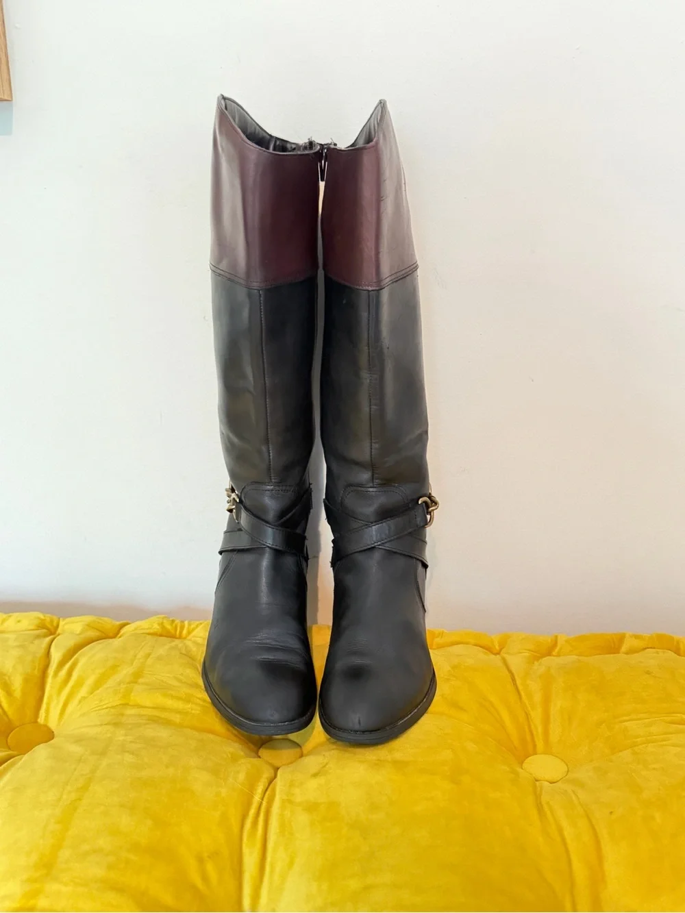 Y2K Vintage Ralph Lauren Menina Riding Boots | Size 8B